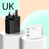 160W USB Charger USB Type C Fast Charging Adapter Quick Charge 3.0 PD Mobile Phone Charger For iPhone Samsung Xiaomi Redmi OPPO