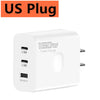 160W USB Charger USB Type C Fast Charging Adapter Quick Charge 3.0 PD Mobile Phone Charger For iPhone Samsung Xiaomi Redmi OPPO