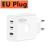 160W USB Charger USB Type C Fast Charging Adapter Quick Charge 3.0 PD Mobile Phone Charger For iPhone Samsung Xiaomi Redmi OPPO